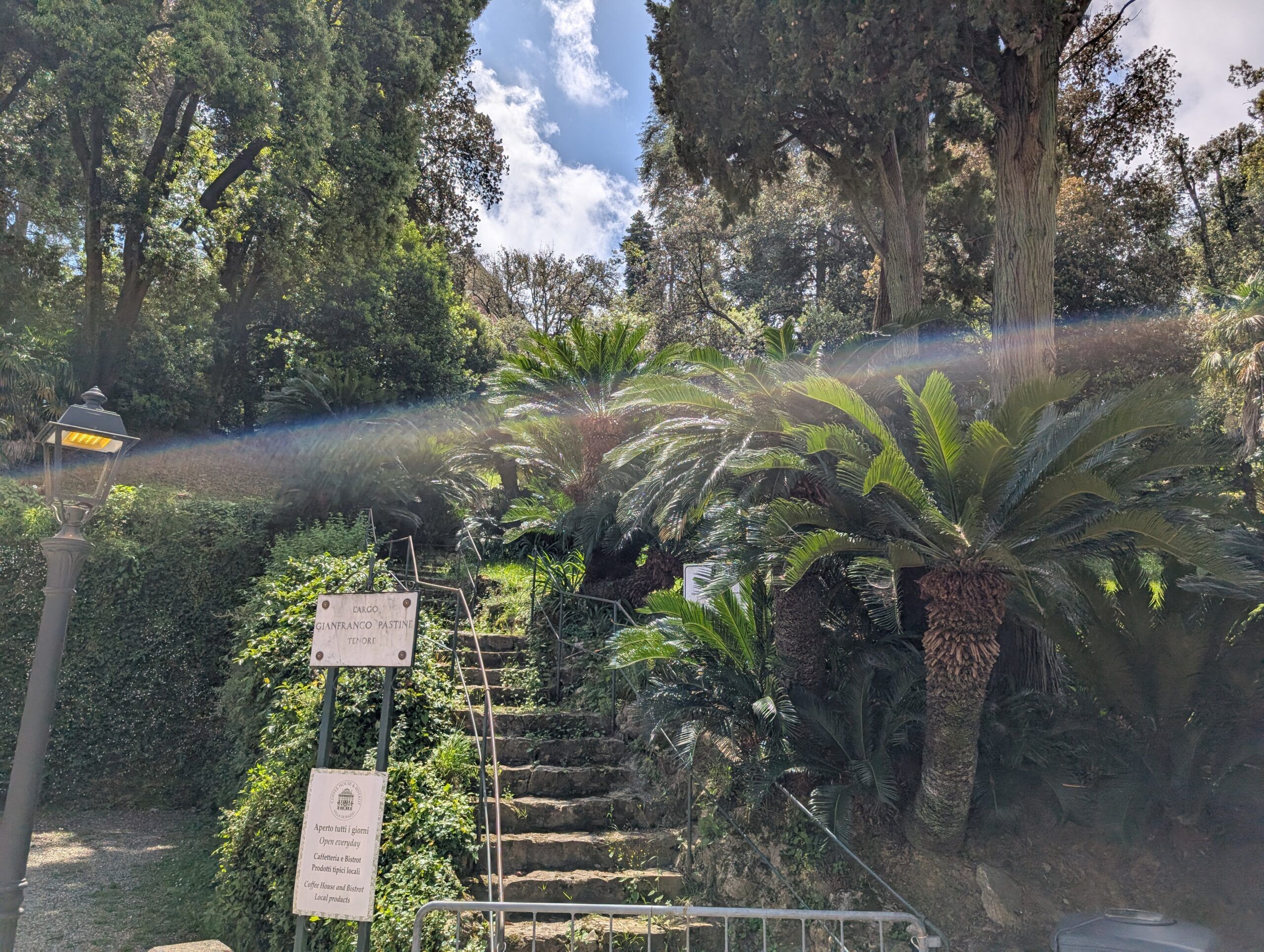Rear Staircase To Villa Durazzo