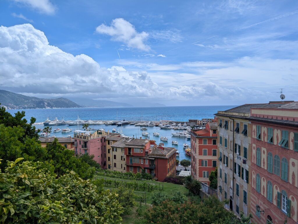 Santa Margherita Ligure Overlooking Gulf Of Tigullio