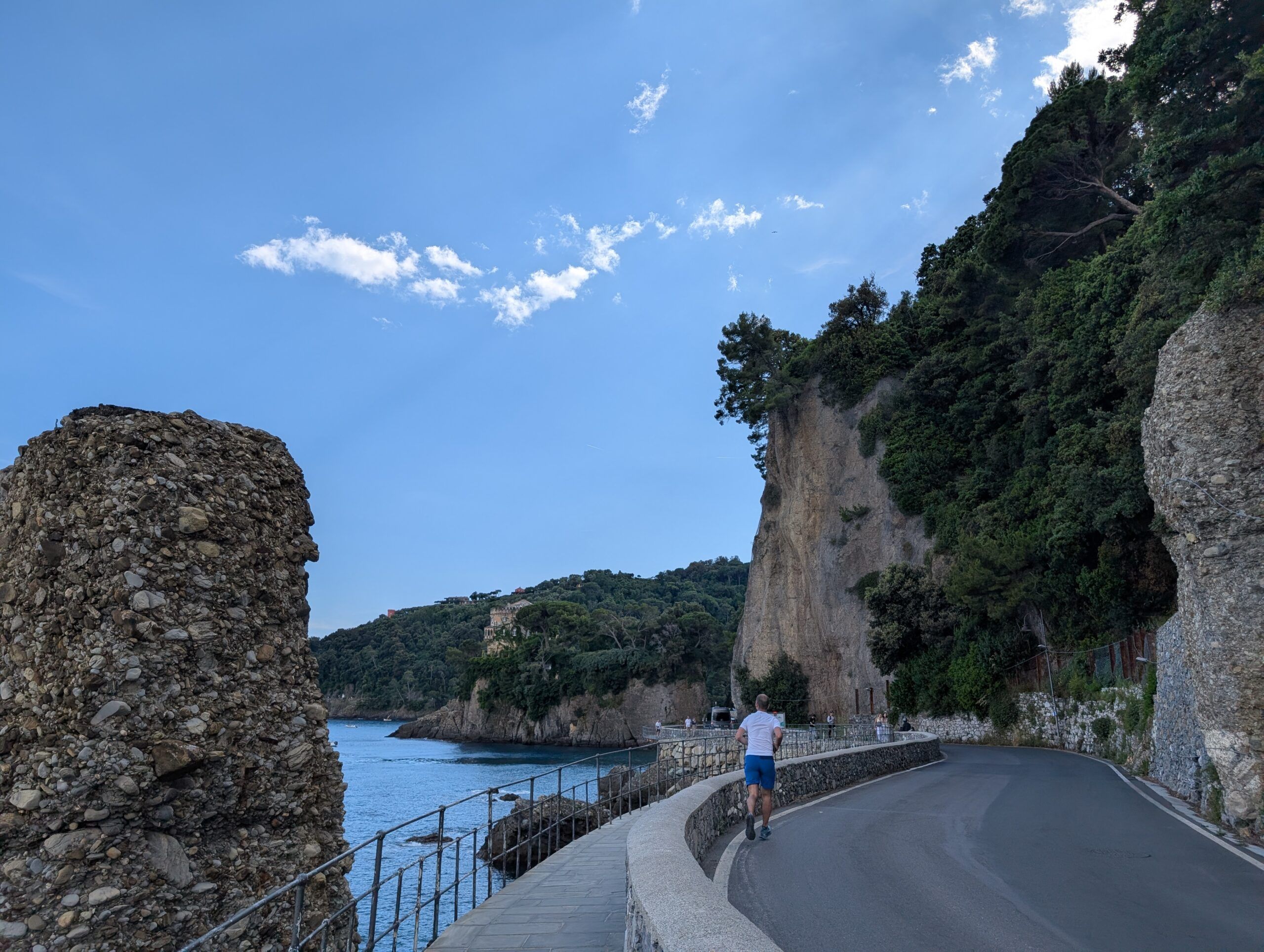 Shoreline Road Connecting Santa Margherita Ligure And Portofino