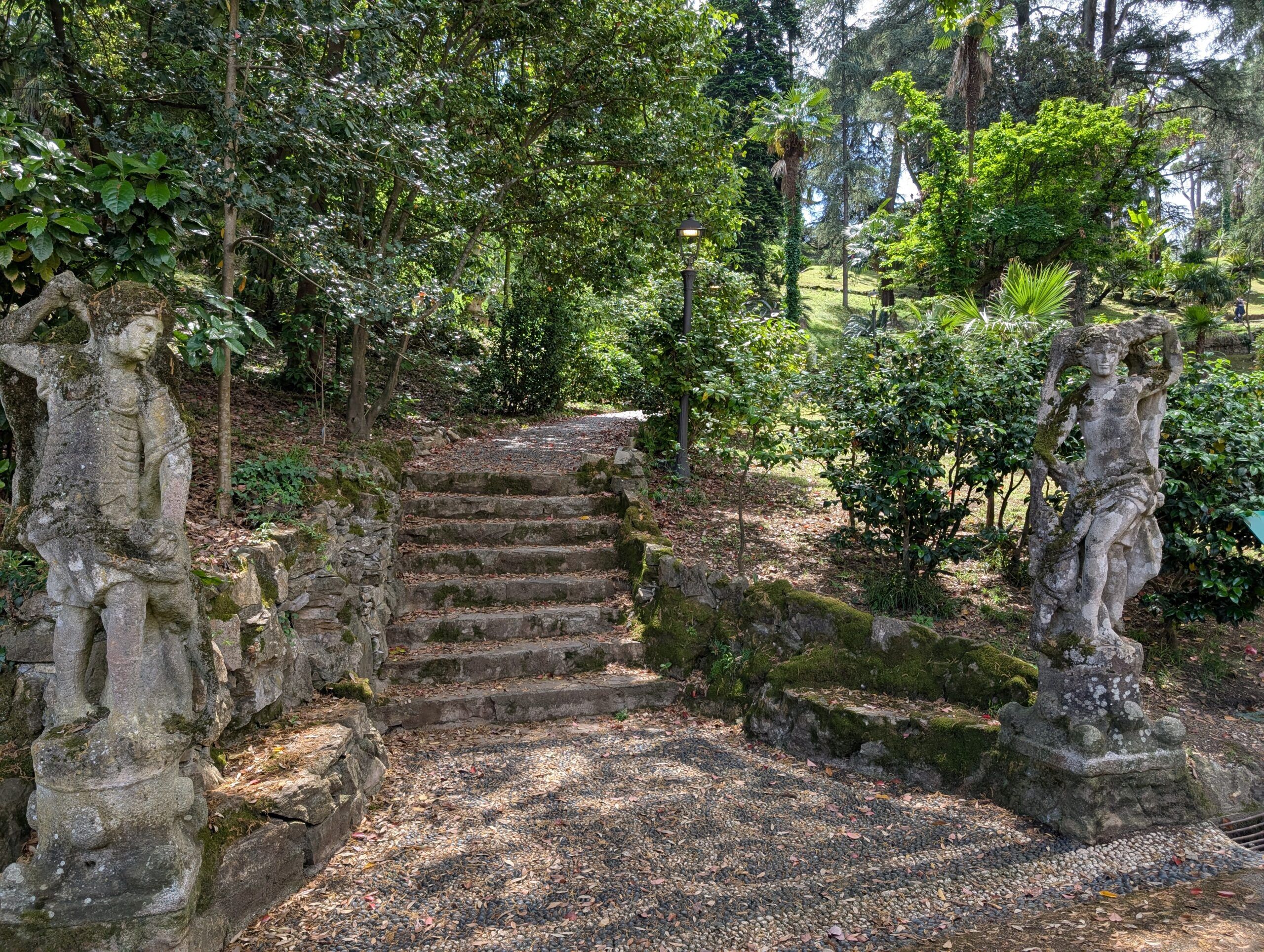 Staircase To Villa Durazzo Gardens