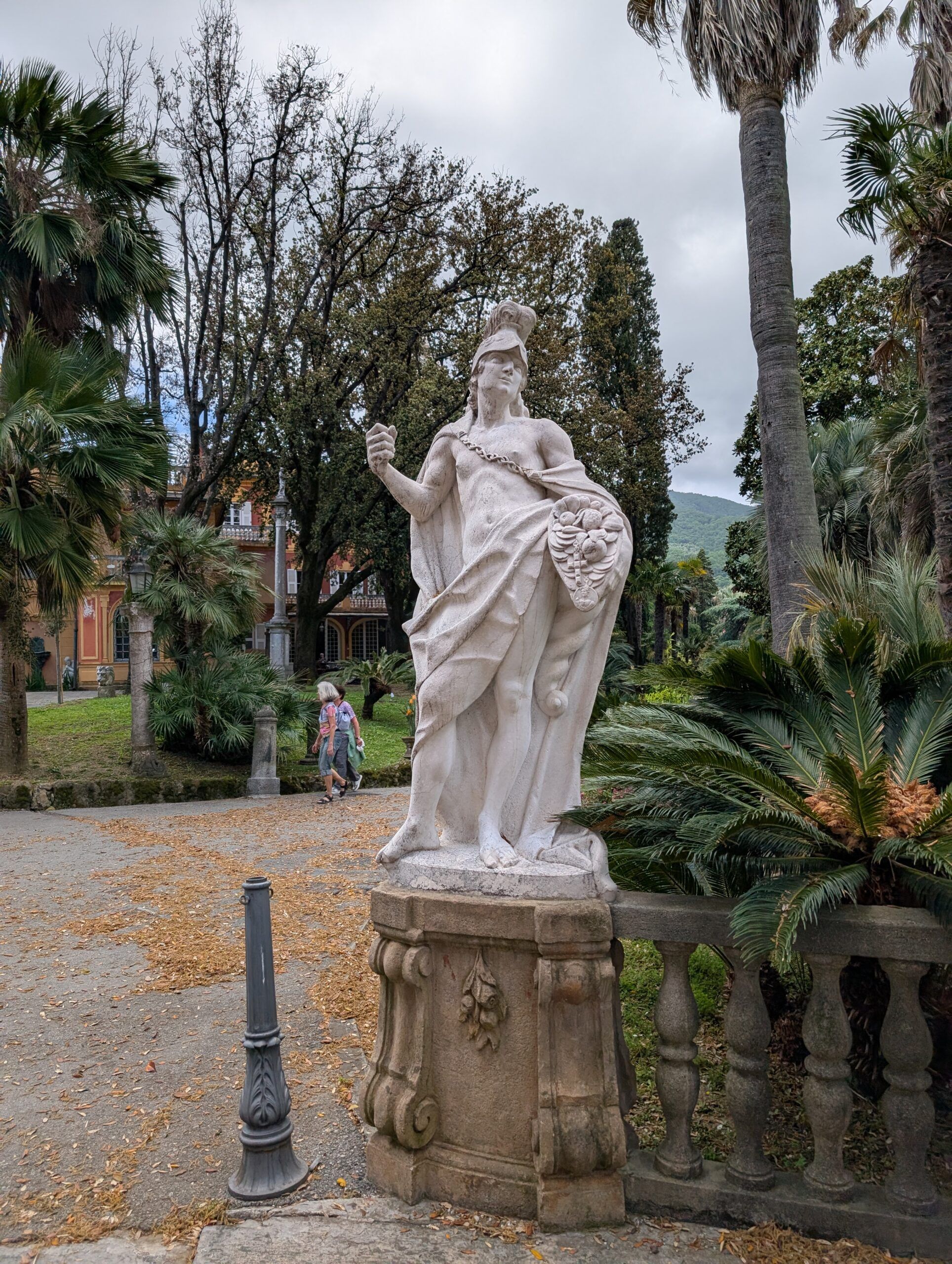 Statue Outside Villa Durazzo